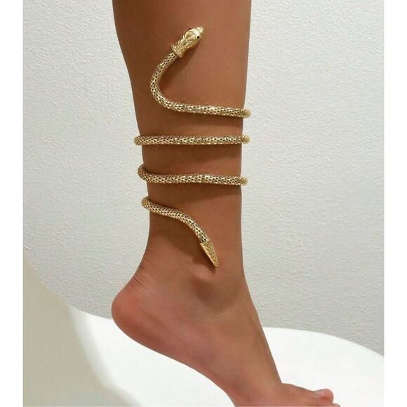 Gold Snake Jewelry Set - Picture 8 of 8